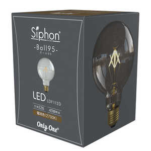 ビートソニック LED電球 ボール95 点光源タイプ Siphon ［E26 /ボール電球形 /40W相当 /電球色 /1個 /全方向タイプ］ LDF112D