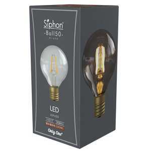 ビートソニック LED電球 ボール50 2200K Siphon ［E17 /一般電球形 /35W相当 /電球色 /1個 /全方向タイプ］ LDF42D