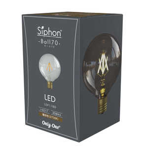 ビートソニック LED電球 ボール70 点光源 Siphon ［E17 /ボール電球形 /35W相当 /電球色 /1個 /全方向タイプ］ LDF118D