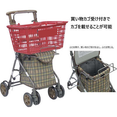 島製作所 島製作所 シルバーカー リズムRWC ブラウン の通販