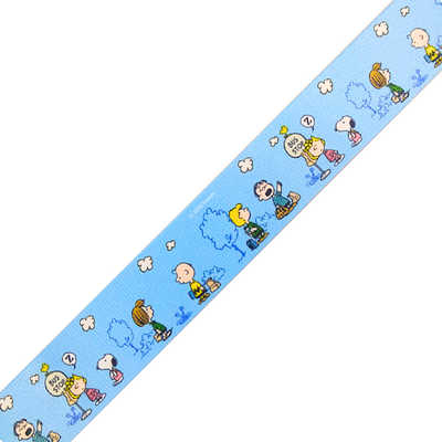 ピーナッツ スヌーピー ワンタッチ スーツケースベルト Snoopy ブルー