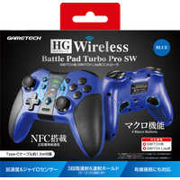 ゲームテック HGワイヤレスバトルパッドターボProSW ブラック HG
