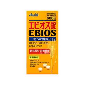 アサヒグループ食品 EBIOS（エビオス） エビオス錠（600錠） 【医薬部外品】 〔胃腸〕