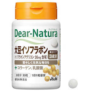 アサヒグループ食品 Dear-Natura(ディアナチュラ)大豆イソフラボン 30粒(30日分) アサヒグループ食品 Dear-Natura(ディアナチュラ)大豆イソフラボン 30粒(30日分)