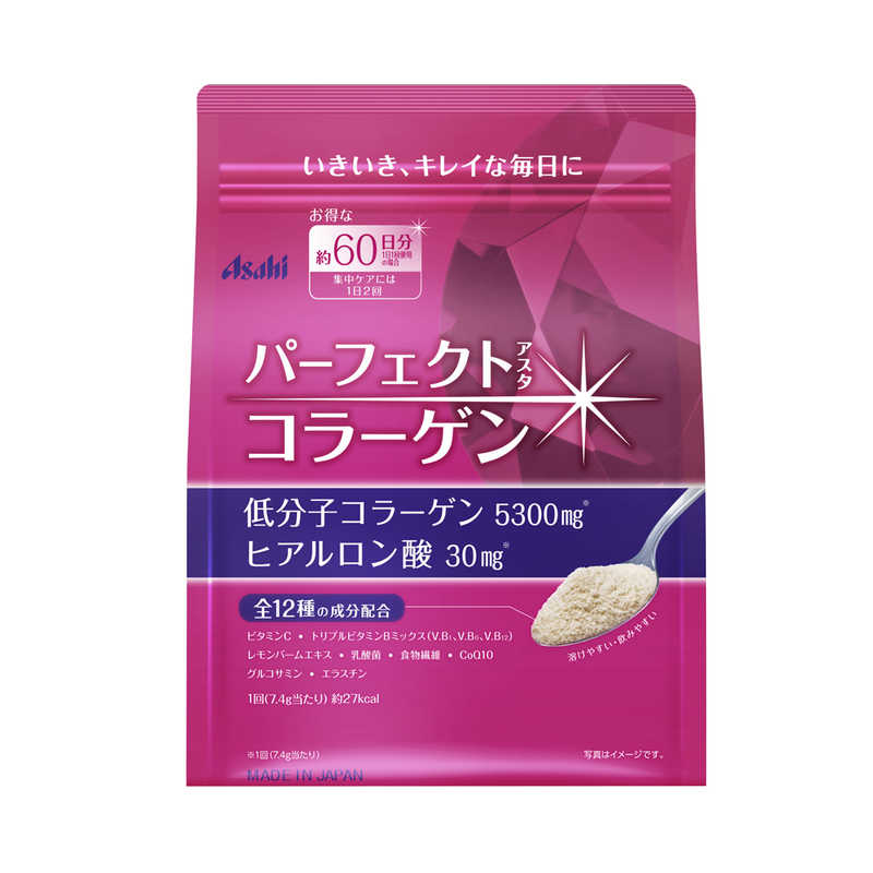 アサヒグループ食品 アサヒグループ食品 パーフェクトアスタ コラーゲン パウダー 447g 〔美容・ダイエット〕  