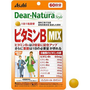 アサヒグループ食品 Dear-Natura（ディアナチュラ）ディアナチュラスタイル ビタミンBMIX60日  栄養補助食品  