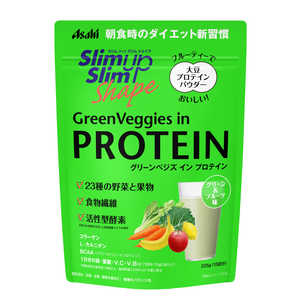 アサヒグループ食品 スリムアップスリム シェイプ グリーンベジズ イン プロテイン(225g) アサヒグループ食品 スリムアップスリム シェイプ グリーンベジズ イン プロテイン(225g)
