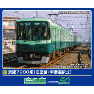 グリーンマックス 京阪7200系(旧塗装・車番選択式)8両セット(M付) 31990 グリーンマックス 京阪7200系(旧塗装・車番選択式)8両セット(M付) 31990