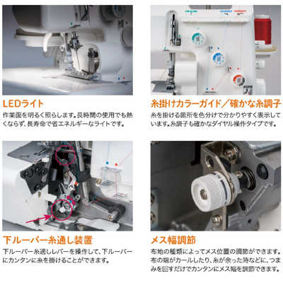 JUKI 3本糸ロックミシン MO-03DN JUKI ジューキ 3本糸ロックミシン MO-03DN