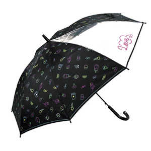 アテイン ATTAIN 女児 1コマPOE グラスファイバー骨 ジャンプ 長傘 55cm 1347.black AT13234 アテイン ATTAIN 女児 1コマPOE グラスファイバー骨 ジャンプ 長傘 55cm 1347.black AT13234