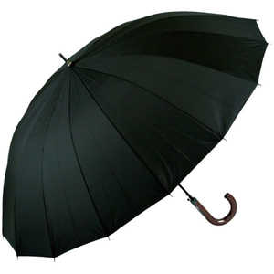 アテイン 3309 65cm16本骨ポンジー無地 黒 アテイン330965CM16ホンホネポ