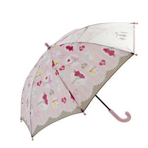 アテイン ATTAIN 女児 グラスファイバー骨 安全手開き 長傘 45cm 1329.pink AT13291301 アテイン ATTAIN 女児 グラスファイバー骨 安全手開き 長傘 45cm 1329.pink AT13291301