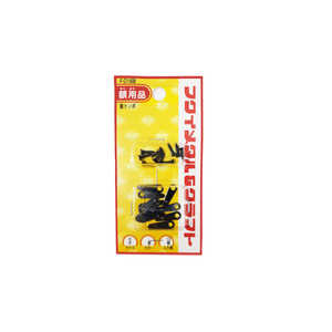 福井金属工芸 F-0168 鉄トンボ 6分 チョボ付き 黒 F0168