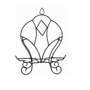 福井金属工芸 アイアンイーゼルSSブラックWING NO.6591 福井金属工芸 アイアンイーゼルSSブラックWING NO.6591