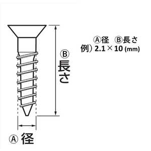 福井金属工芸 ステンレス木ネジ皿頭3.1×20 6840 福井金属工芸 ステンレス木ネジ皿頭3.1×20 6840