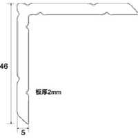 福井金属工芸:アルミ額用鉄角金具50×10 2000個入 6267 額縁 壁 インテリア 福井金属工芸 アルミ額用鉄角金具50×10 2000個入 NO.