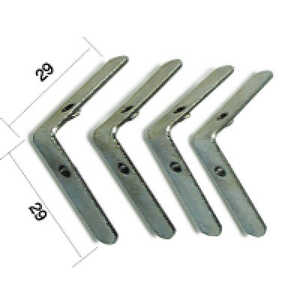 福井金属工芸 アルミ額用鉄L金具29×6.5 カウンターシンク 1000個入 NO.6280 福井金属工芸 アルミ額用鉄L金具29×6.5 カウンターシンク 1000個入 NO.6280