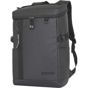 OUTDOOR ボックス型デイパック スクールリュック 35L 撥水加工 ブラックブラック OD-11177-BKBK OUTDOOR ボックス型デイパック スクールリュック 35L 撥水加工 ブラックブラック OD-11177-BKBK