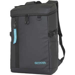 OUTDOOR ボックス型デイパック スクールリュック 35L 撥水加工 ブルーブラック OD-11177-BLBK OUTDOOR ボックス型デイパック スクールリュック 35L 撥水加工 ブルーブラック OD-11177-BLBK