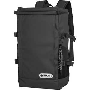 OUTDOOR ボックスデイパック カジュアルリュック 32L ブラック OD-11190-BK