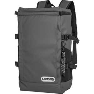 OUTDOOR ボックスデイパック カジュアルリュック 32L グレー OD-11190-GY