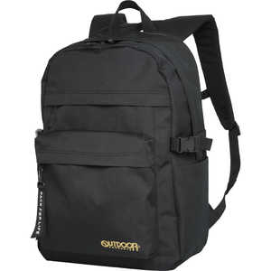 OUTDOOR デイパック スクールリュック 通学 通勤 大容量 35L 15.6インチ PC対応 撥水 軽量 ゴールド/ブラック OD-11192-GDBK