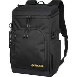 OUTDOOR ボックスリュック スクールリュック 通学 通勤 大容量 30L 15.6インチ PC対応 撥水 軽量 ゴールド/ブラック OD-11195-GDBK