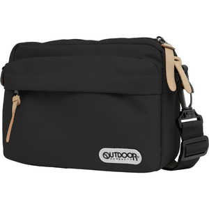 OUTDOOR ショルダーバッグ 横型 3L ブラック OD-12283-BK