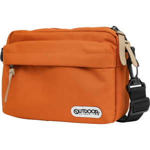 OUTDOOR ショルダーバッグ 横型 3L オレンジ OD-12283-OR