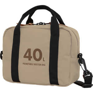 OUTDOOR ボストンバッグ 40L 折りたたみ ショルダーバッグ付き トラベル 旅行 キャリーオンベルト付き ベージュ OD-13126-BE OUTDOOR ボストンバッグ 40L 折りたたみ ショルダーバッグ付き トラベル 旅行 キャリーオンベルト付き ベージュ OD-13126-BE