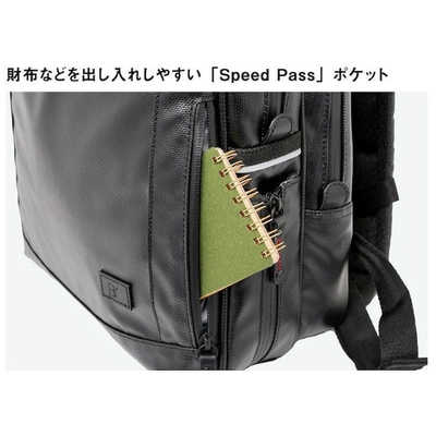 バリスティックスピリット　ビジネスリュック 14インチPC対応 耐水素材 ブラック　BS-3230-BK バリスティックスピリット ビジネスリュック 14インチPC対応 耐水素材