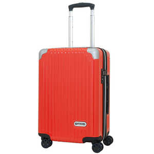 OUTDOOR スーツケース ファスナーキャリー 40L(45L) オレンジ OD-0757-50-OR