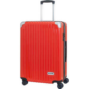 OUTDOOR スーツケース ファスナーキャリー 63L(72L) オレンジ OD-0757-60-OR