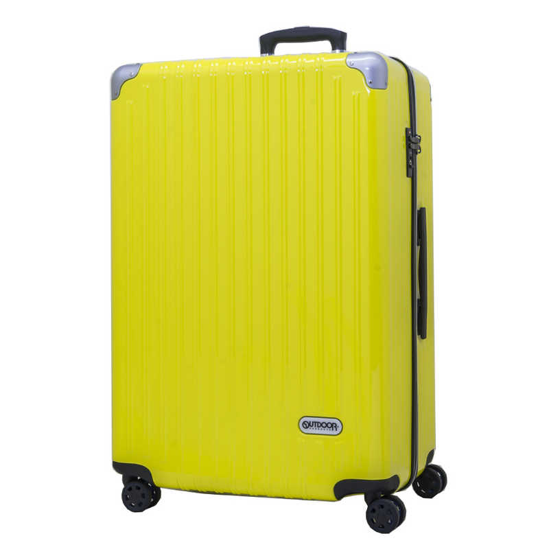 OUTDOOR 華麗 スーツケース ファスナーキャリー 100L イエロー OD-0757-70-YE 最大92％オフ！