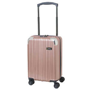 NATIONALGEOGRAPHIC スーツケース ワイドハンドル拡張ジッパーキャリー 39L(43L) WORLD JOURNEY SERIES(ワールドジャーニーシリーズ) ピンク NAG-0799-49-PK