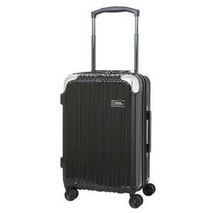 NATIONALGEOGRAPHIC スーツケース ワイドハンドル拡張ジッパーキャリー 49L(54L) WORLD JOURNEY SERIES(ワールドジャーニーシリーズ) ブラック NAG-0799-54-BK