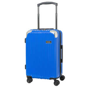 NATIONALGEOGRAPHIC スーツケース ワイドハンドル拡張ジッパーキャリー 49L(54L) WORLD JOURNEY SERIES(ワールドジャーニーシリーズ) ブルー NAG-0799-54-BL