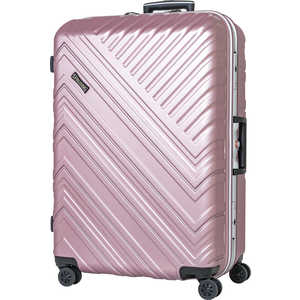 SPALDING スーツケース サブシェルロック搭載フレームキャリー 90L ピンク SP-0783-69-PK