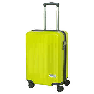 ＜コジマ＞ OUTDOOR スーツケース 拡張式Wホイールファスナーキャリー 40L(45L) ライムグリーン H040LGN OD080850LGN