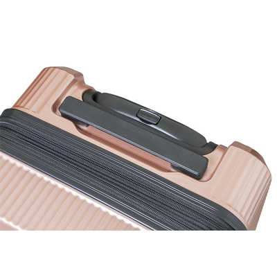 OUTDOOR スーツケース 拡張式Wホイールファスナーキャリー ピンク [TSA