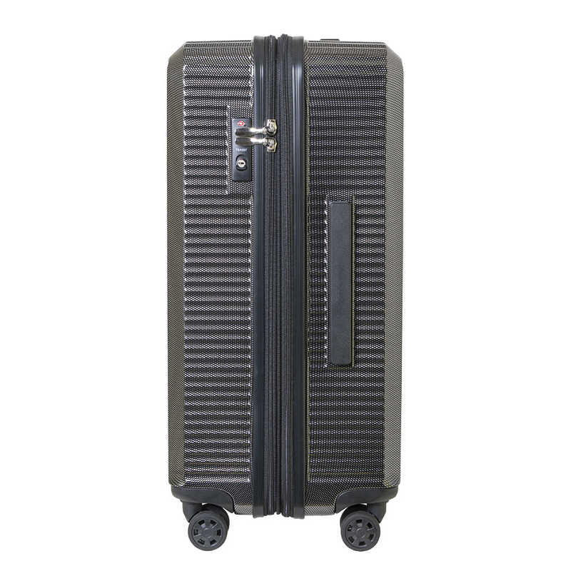 OUTDOOR OUTDOOR スーツケース 拡張式Wホイールファスナーキャリー  [TSAロック搭載 /66L(/74) L /5泊～1週間]  ブラックカーボン OD-0808-60-BKC OD-0808-60-BKC