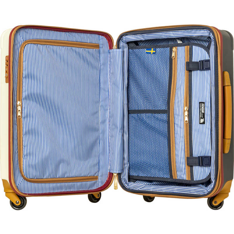MOZ MOZ スーツケース ジッパーキャリー 37L(42L) オレンジネイビー MZ-0798-48ORNV MZ-0798-48ORNV