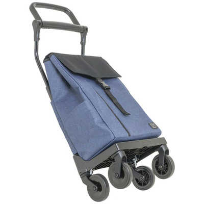 GRANMARIE 保冷温仕様ショッピングカート ブラック (ストッパー付き