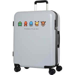 ポケモン ピクセルアート キャリーケース グレー [TSAロック搭載 /約59(拡張時約68)L /3泊?5泊] PK-0881-56-GY