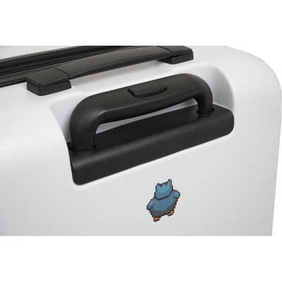 ポケモン　スーツケース ピクセルアート ファスナータイプ 旅行目安日数：3〜4泊 約37L 拡張時約43L TSロック搭載 ［TSAロック搭載］ ブルー　PK-0894-46-BL ポケモン スーツケース ピクセルアート ファスナータイプ 旅行目安日数