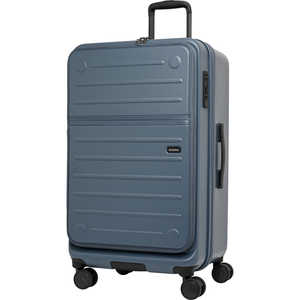 オルティモ スーツケース フロントオープン ハーフオープン ファスナータイプ 旅行日数目安：10日程度 約92L 拡張時103L ストッパー付き 静音キャスター ［TSAロック搭載］ ネイビー OT-0857-69N-NV