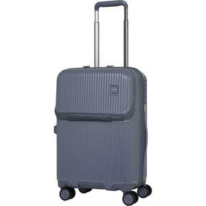 オルティモ スーツケース カパッとオープンキャリー ファスナータイプ フロントオープン 旅行日数目安：2～3泊 約37L ストッパー機能付き 機内持ち込みサイズ [TSAロック搭載] シャドーネイビー OT088748NSNV