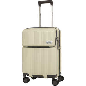 OUTDOOR スーツケース ファスナータイプ 旅行日数目安: 3?4泊 40L 拡張時46L TSAロック搭載 フロントオープン フットストッパー付き 機内持ち込みサイズ 預け入