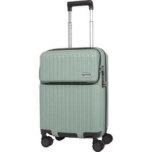 OUTDOOR スーツケース ファスナータイプ 旅行日数目安: 3?4泊 40L 拡張時46L TSAロック搭載 フロントオープン フットストッパー付き 機内持ち込みサイズ 預け入