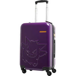 ポケモン スーツケース ファスナータイプ 旅行日数目安：1～3泊 約37L ［TSAロック搭載］ ゲンガー/パープル PK-0908-50-PL